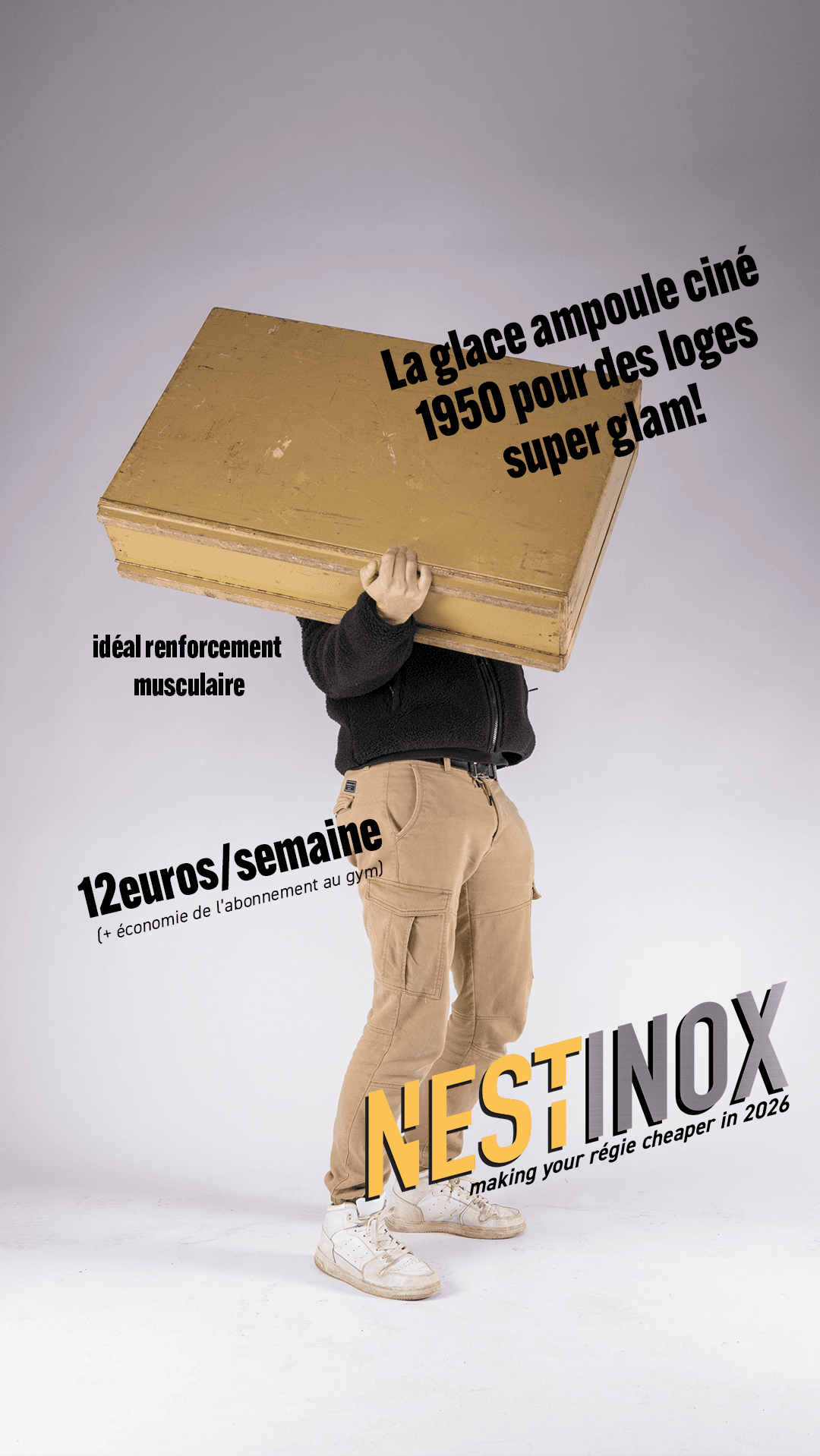 La glace ampoule ciné 1950 — 12 euros/semaine