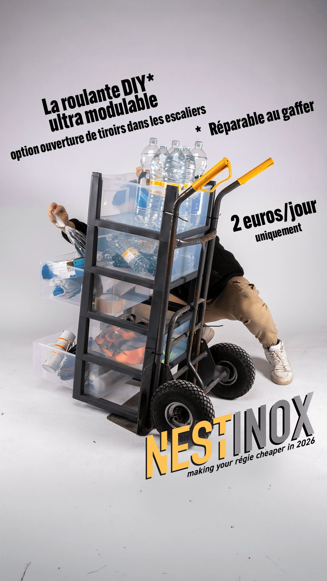 La roulante DIY ultra modulable — 2 euros/jour